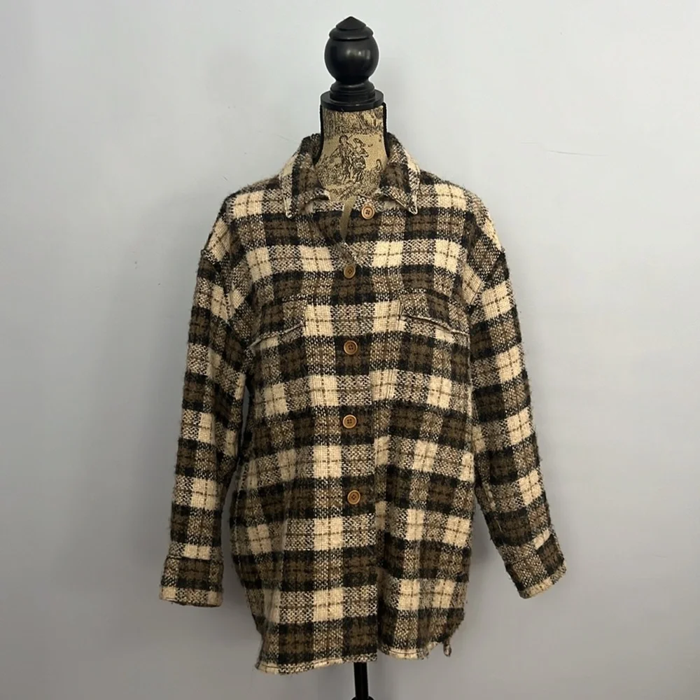 Banana Republic Oversized Italian Boucle